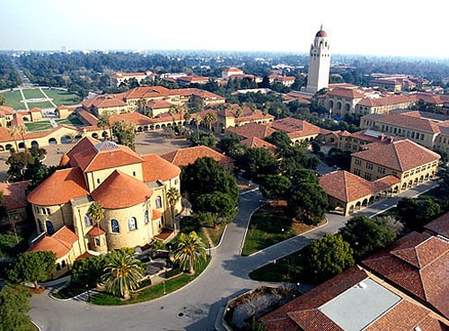 5. Đại học Stanford (Mỹ) Đại học Stanford dược thành lập năm 1885. Đây là một trường đại học nghiên cứu cung cấp cử nhân, thạc sĩ, trình độ tiến sĩ và chuyên nghiệp. Stanford bao gồm nhiều trường: Kinh doanh, Giáo dục, Nhân văn và Khoa học, Luật.... Ngoài ra, trường có ngành nghiên cứu và giảng dạy tại trung tâm của trường đại học sáng kiến về sức khỏe con người, môi trường và tính bền vững, vấn đề quốc tế và nghệ thuật. Với các chương trình đào tạo tối ưu trong lĩnh vực khoa học, kỹ thuật, kinh doanh và y khoa, ĐH Stanford mở ra cho học viên cả chân trời sáng tạo vô biên.